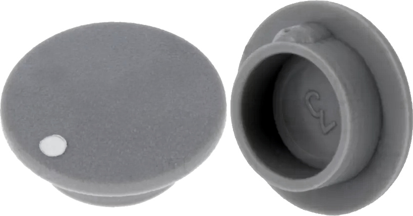 Grey cap with white marker dot CL1750