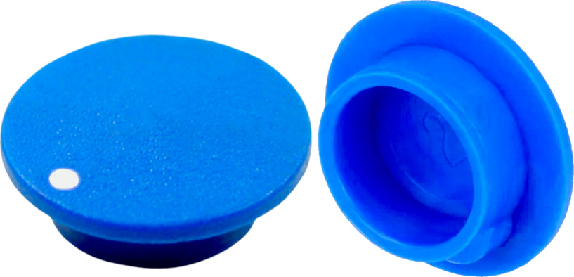 Blue cap with white marker dot CL1754