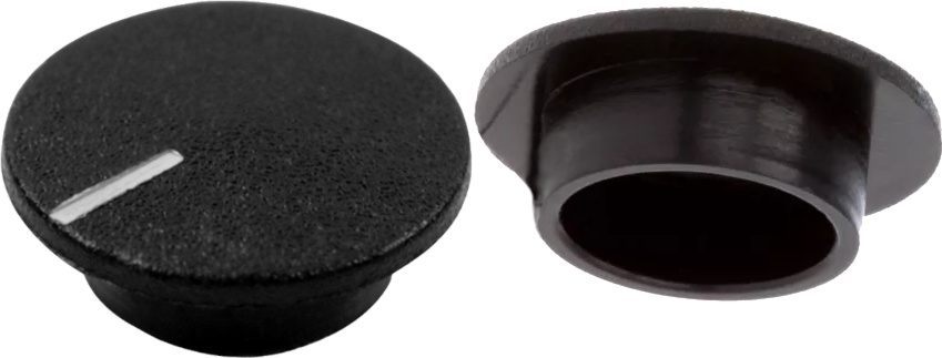 black cap with white marker line