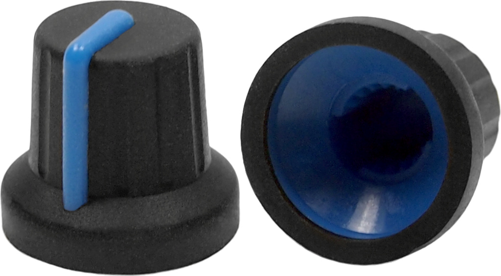 K86R rotary control knob with blue marker line