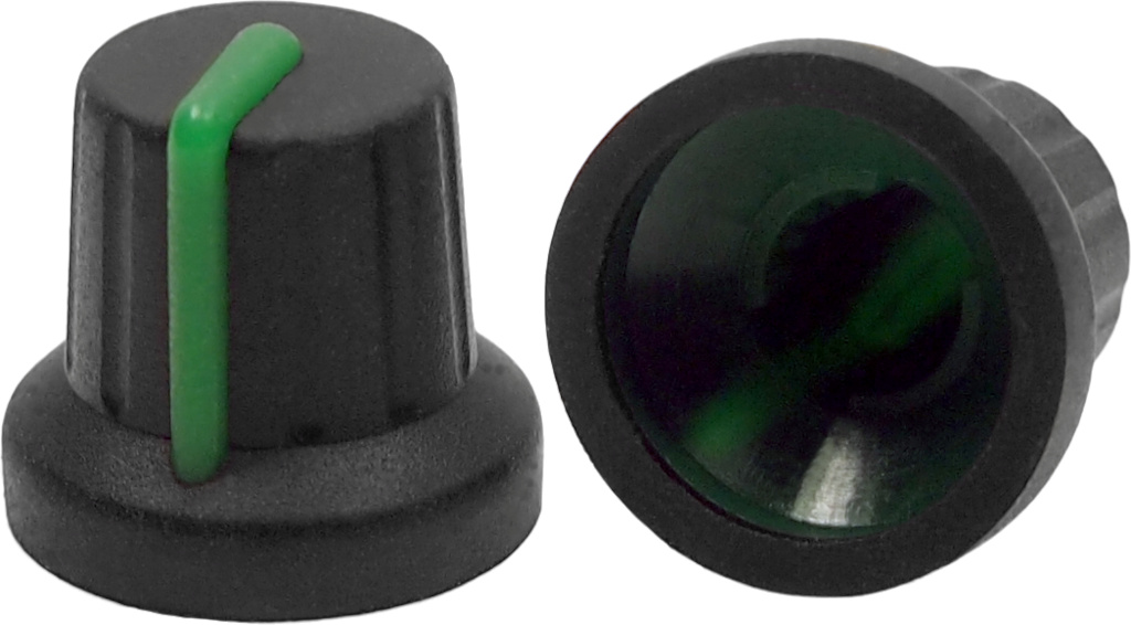 K86R rotary control knob with green marker line