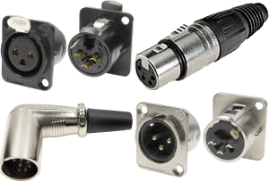 Metal XLR Plugs and Sockets