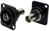 Insulated 75 ohm BNC feedthrough socket CP30126
