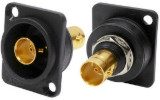 BNC 75 Ohm gold feedthrough socket CP303112G